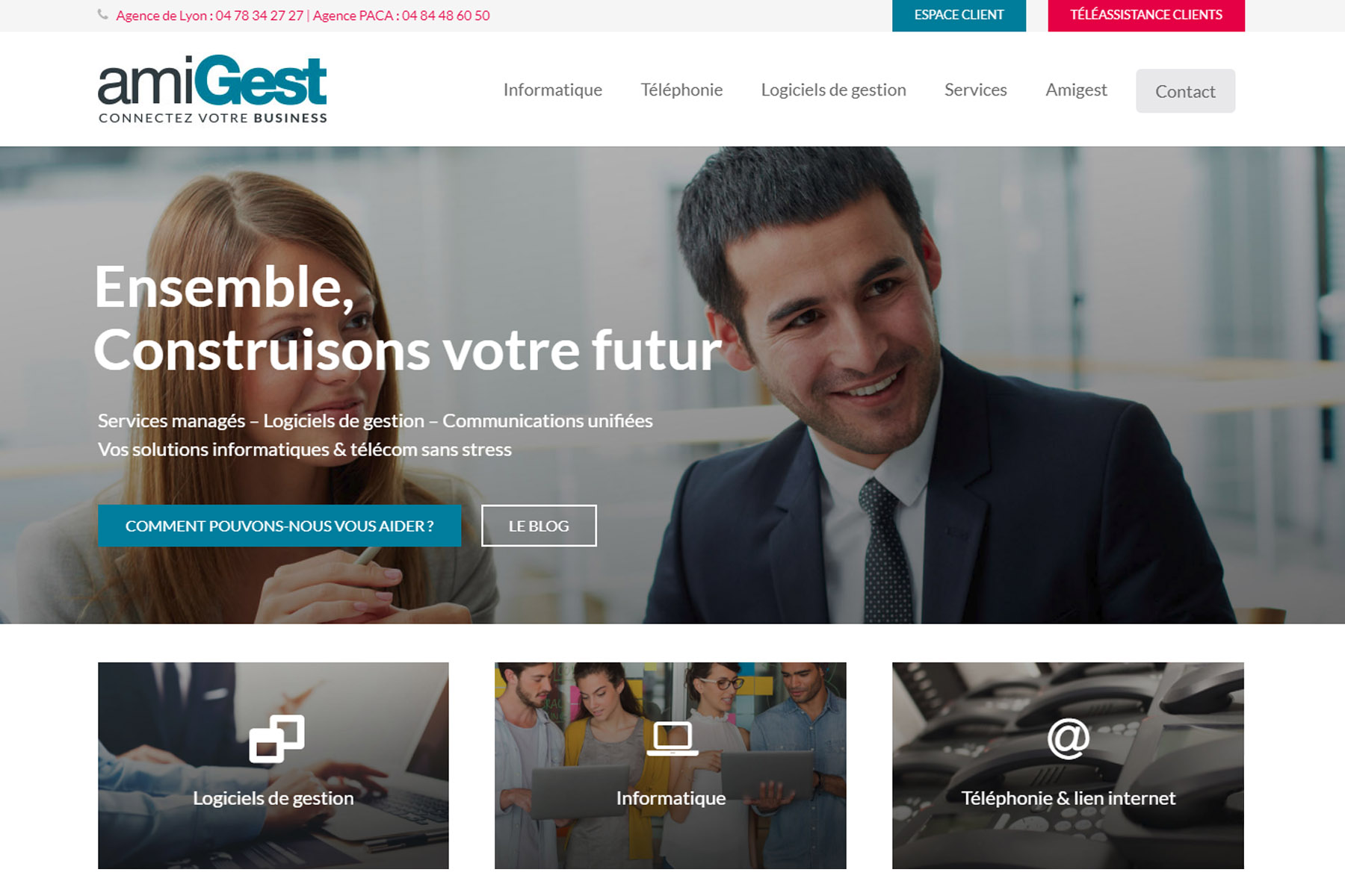 Bienvenue sur notre nouveau site web !